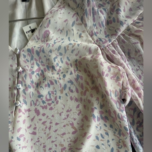 Express Women's Multicolor Blouse - Picture 6 of 9